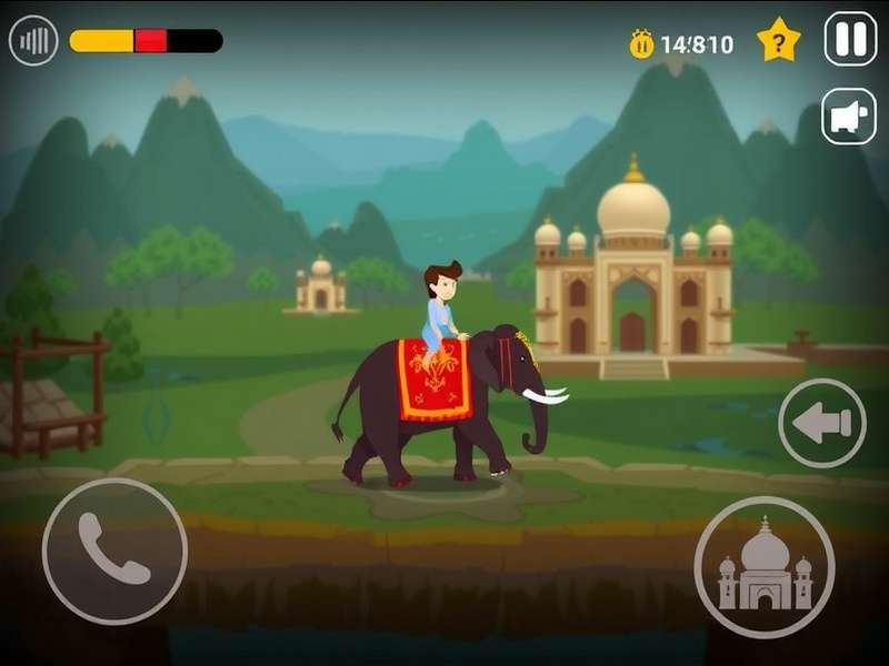 Royal Jaipur Elephant Ride gameplay screenshot